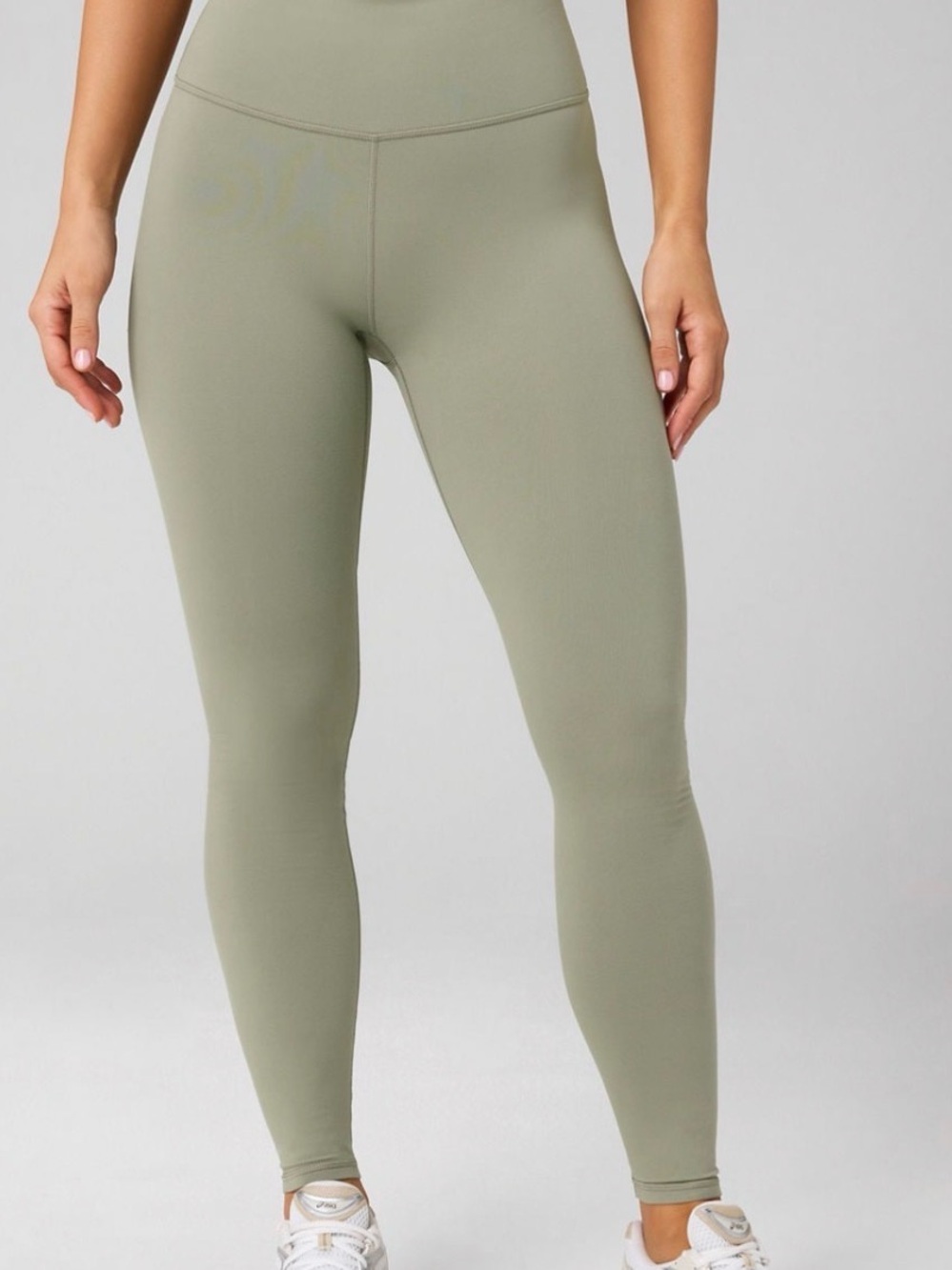 Fabletics High-Rise Leggings in Sage